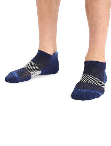 Icebreaker Merino Multisport Light Micro Strumpor Herr Kungsblått Marinblå | SE 1897CTVE